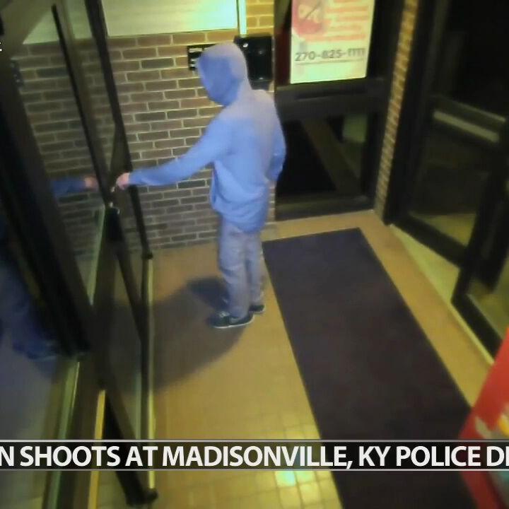 Madisonville, Kentucky, man arrested after firing shot into front door of police department